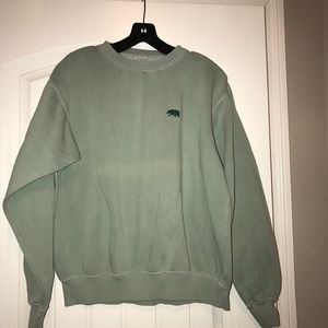 Green Brandy Melville Pullover Sweatshirt